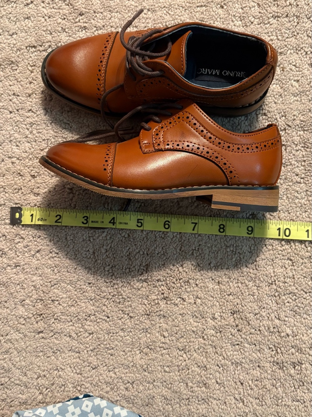 Men's Brown Brogue Derby Oxfords
